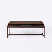 Da Tian Di Collection Black Walnut Tea Table with Sliding Top