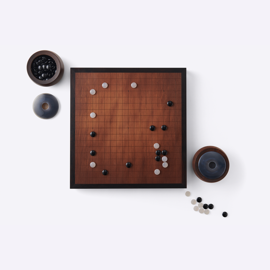 万象系列万年木黑檀玛瑙围棋