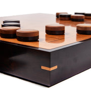 East African Blackwood, Cherry Wood and Boxwood Chinese Chess Set