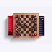 East African Blackwood and Cherry Wood Chess Set