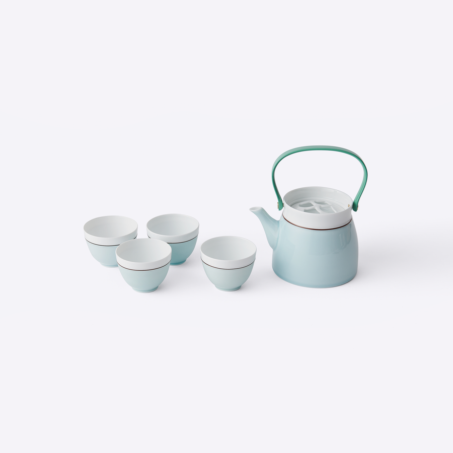 Dragon Cloud Collection Celadon Tea Set
