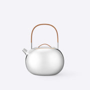 Bamboo and Silver Teakettle