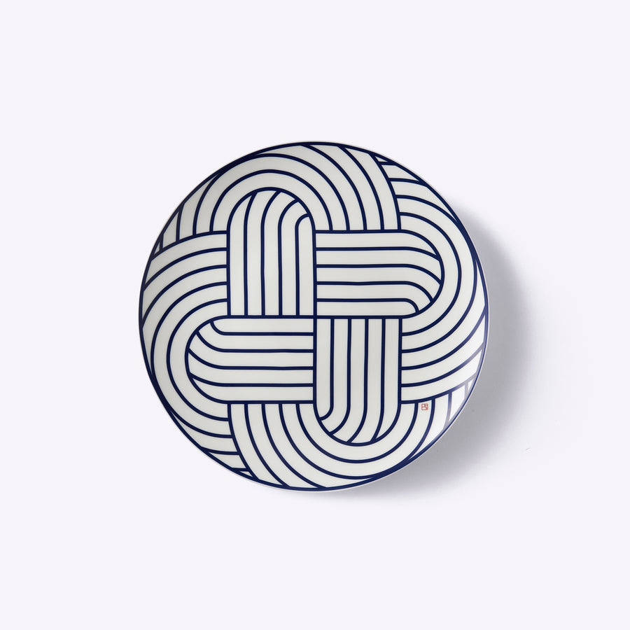 Chinese Knot Collection Porcelain Large Dining Plate