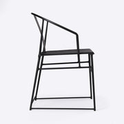 Da Tian Di Collection Carbon Fiber Arm Chair, Matte Black
