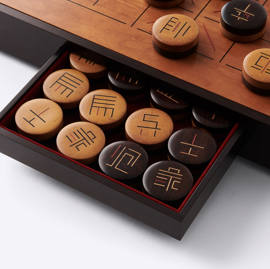 樱桃木黑檀黄杨木中国象棋
