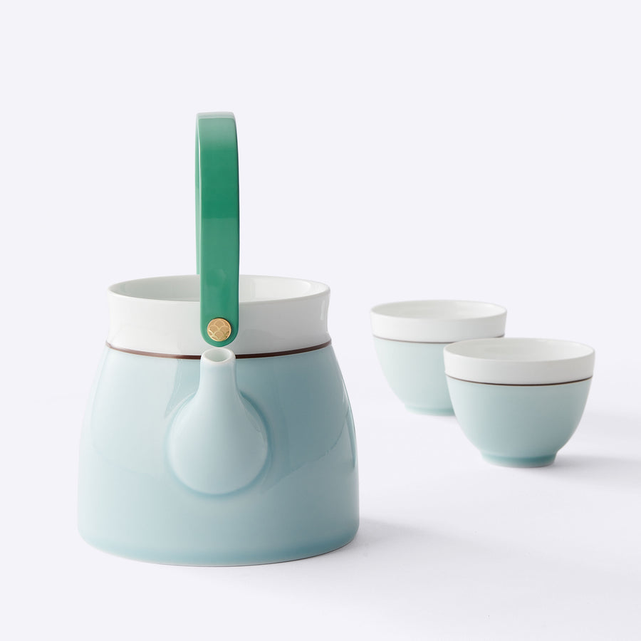 Dragon Cloud Collection Celadon Tea Set